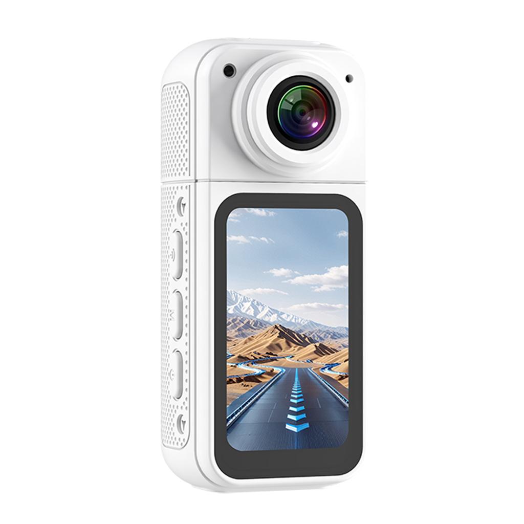 Helmet  Camera Thumb Camera 2.7K 180° Lens Angle HD Display Portable  Camera for Cycling  Wearable Camera