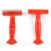 Pet Hair Removal Comb Red Dogs Brush Lobster Rake Comb Pet Grooming Combs Tool