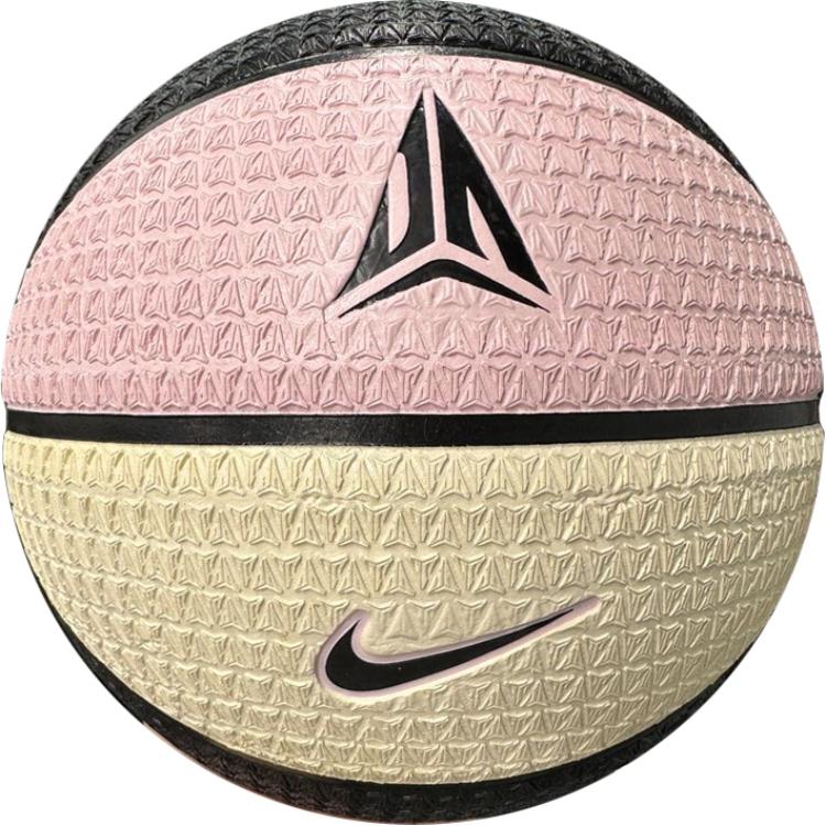 Nike Morant Series Rubber Basketball Pink, Yellow, & Black Multicolor Size 7 Training Unisex IB0343-614