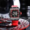 High-Value Fashion Quartz Watch Trendy Luminous Five-Pointed Star Barrel-Shaped Men'S Watch