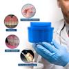 Denture Case, Denture Bath Box False Teeth Storage Box with Basket Net Container