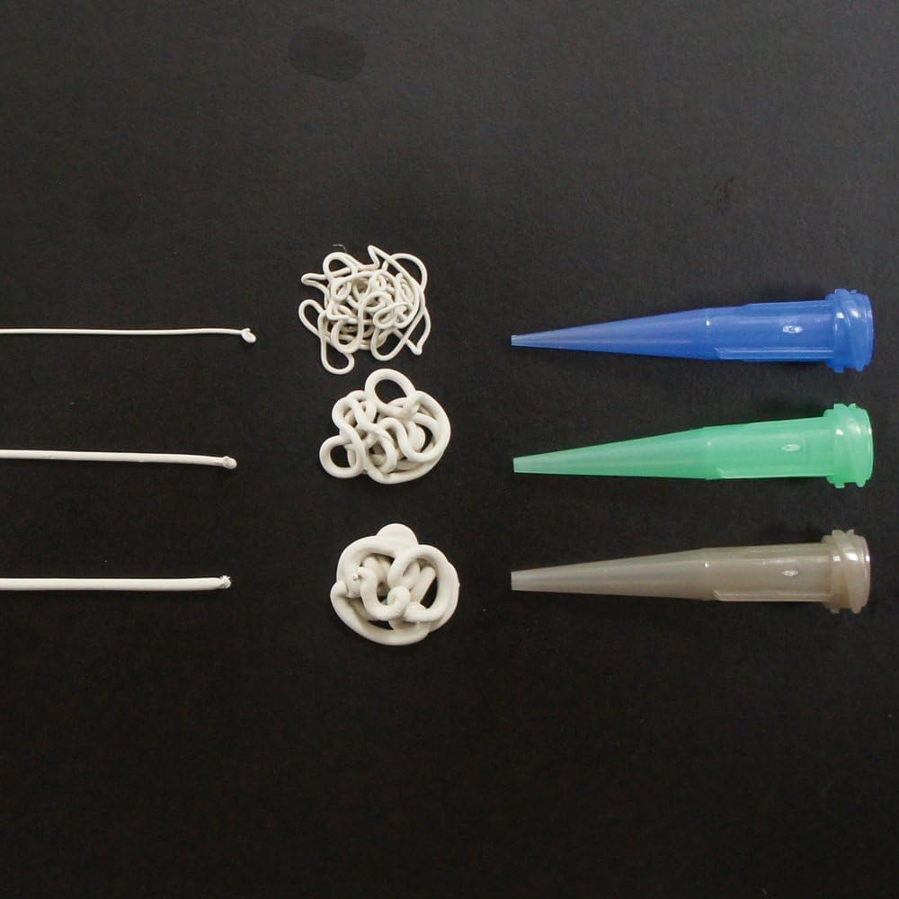 Aida Chemical Industry ART CLAY Art Clay Silver Syringe Type 10g (with 3 Nozzles) A-0281