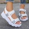 Women Sandals Height-enhancing Platform Sandals 2025 New Fashion Comfortable Sandals Non-slip Beach Casual Sports Shoes Women