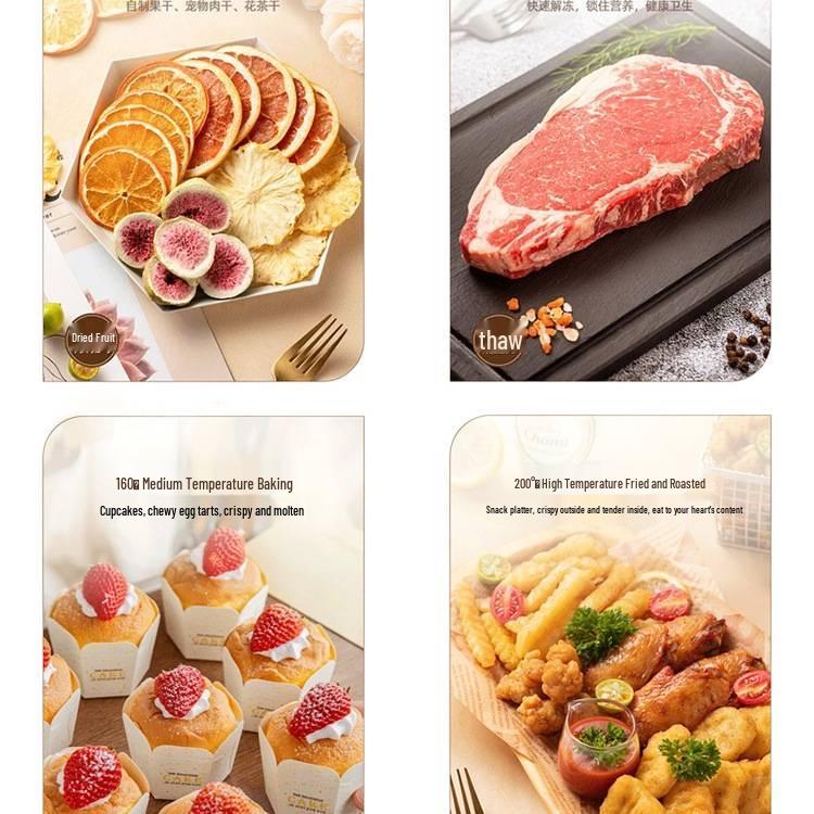 2025 Premium Glass Liner Air Fryer: Large Capacity, Fully Automatic, Multi-functional