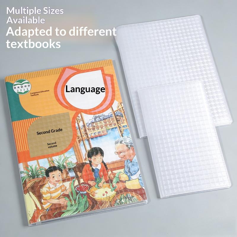 10/30 Sheets Self Adhesive Book Cover Wrapper Waterproof Transparent Book Protective Cover School Student Textbook Skin Sleeve