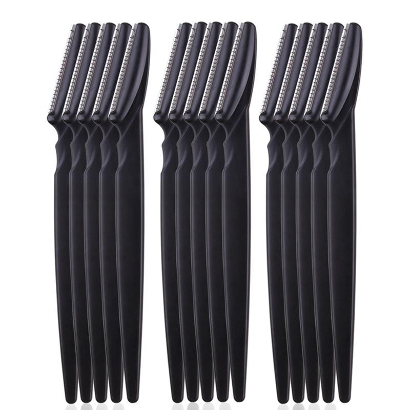 5/10/15Pcs Eyebrow Trimmer Safe Razor Face Body Hair Removal Shaver Blades Woman Eyebrows Shaping Knife Makeup Tools