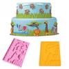 Fondant Cake Mold Design Zoo Animal Cake Mold Matriță pentru embosoare pentru copt Decorat pentru tort Instrument de coacere Pastr