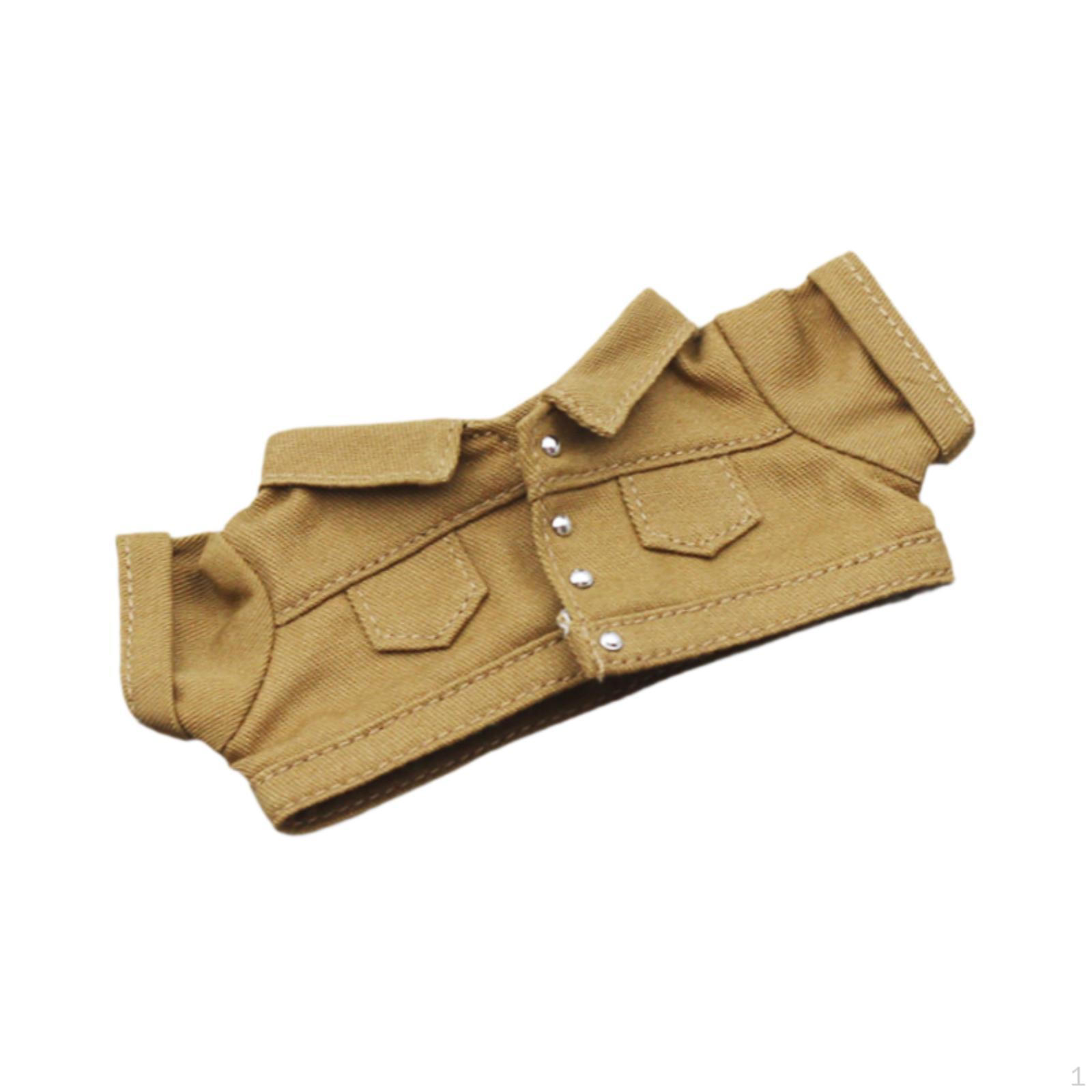 

17 см кукольная одежда джинсовая куртка милая съемка сцены фото кулон одежда топ хаки