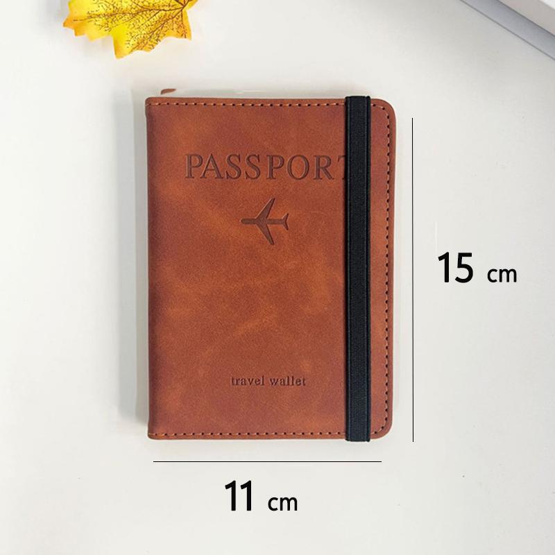 RFID ANTI Blocking Cienkie Etui na Paszport Portfel Podróżny dla Mężczyzn Kobiet Wielofunkcyjny Uchwyt na Dowód Osobisty Kartę Bankową Akcesoria