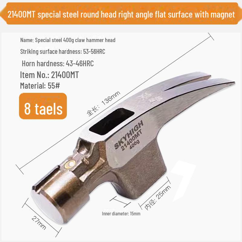 Australian & New Zealand High Carbon Steel Magnetic Claw Woodworking Hammer
