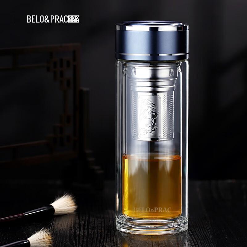 Belloco Starlight Double-Layer Tea Infuser Glass Cup 350ml
