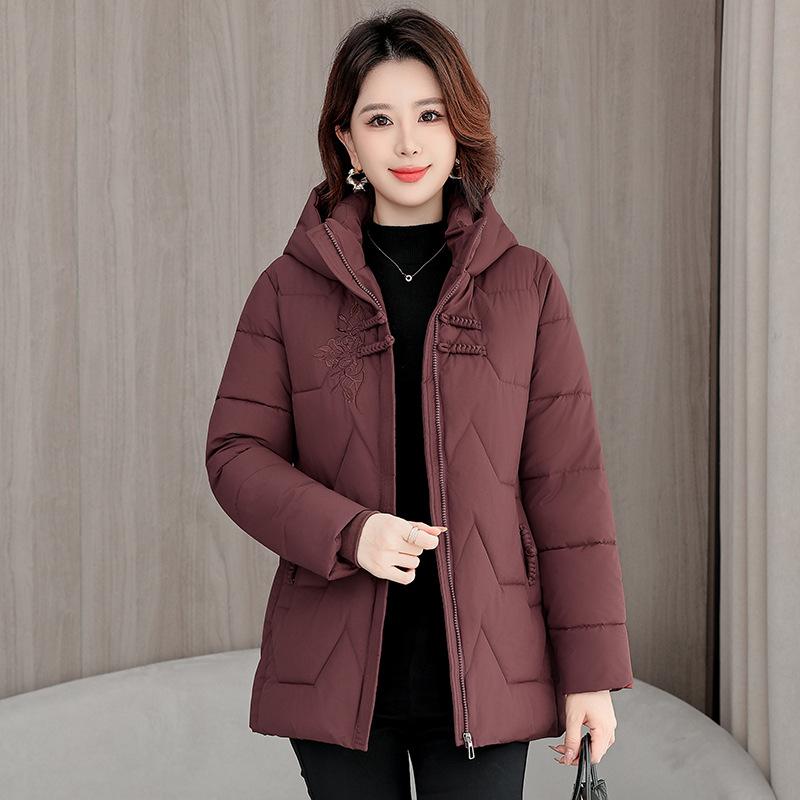 Winter new fashion hooded down cotton clothes women's thickened and versatile small warm cotton-padded jacket
