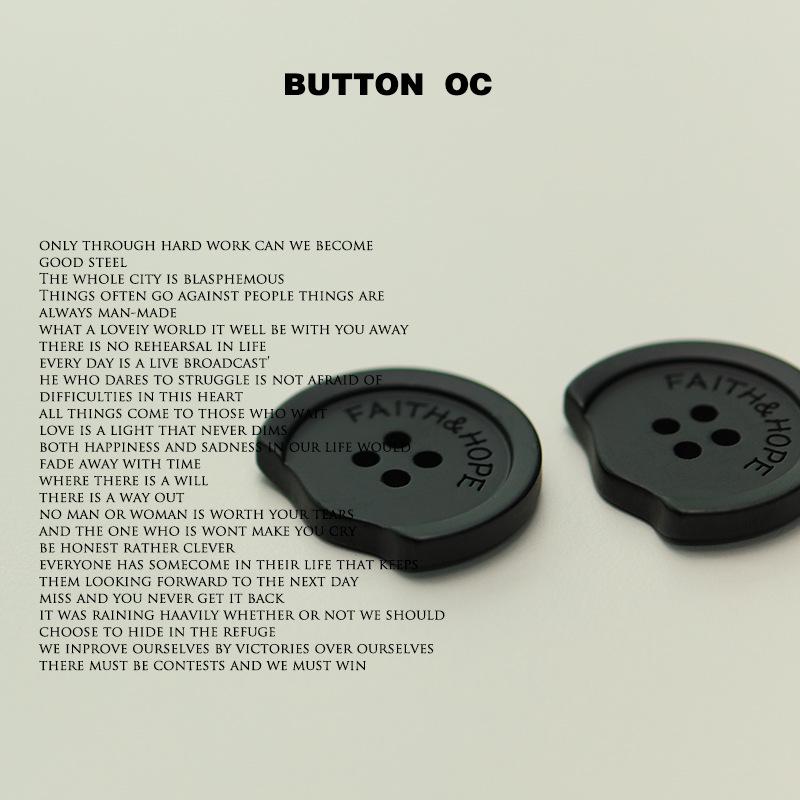 Fyrahåls Halvrunda Resin Kostymknappar för Rockar och Överrockar