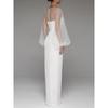 Spring Summer New European American Women's Sexy Strapless Pearl Bodycon Mini Dress, In Stock