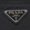 Great PRADA Sling bag Triangle logo Re-Nylon black Safiano leather mens 2VL033 Used