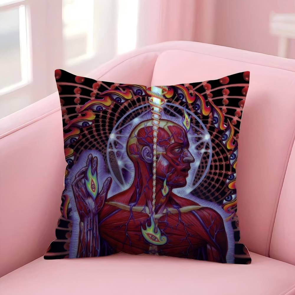 Band T-ToolS Lateralus   Cushion Cover Pillowcase Upholstery Sofa Throw Pillow Home Decor Pillowcas