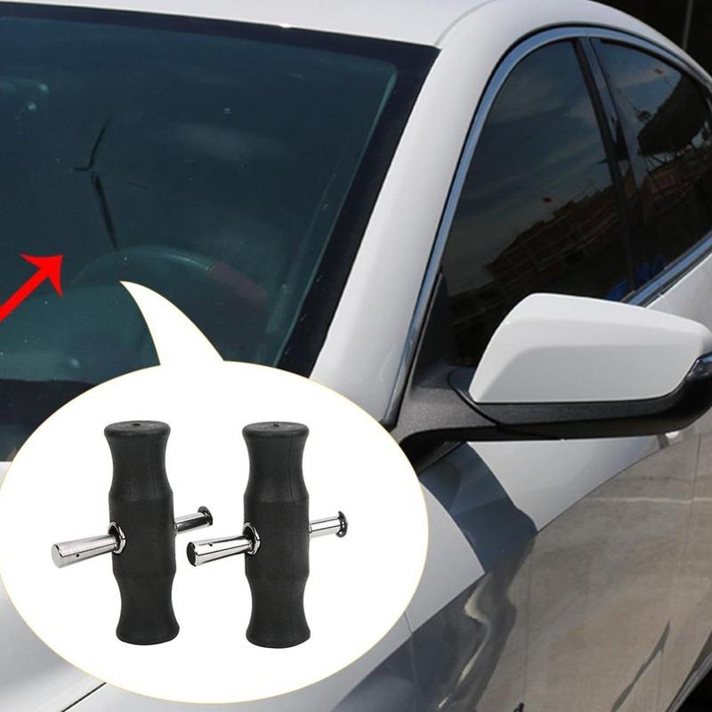 3pcs Rubber Handle Car Windshield Removal Tool Three Strands Steel Wire Glass Cutting Wire Windshield & Glass Repair Tools