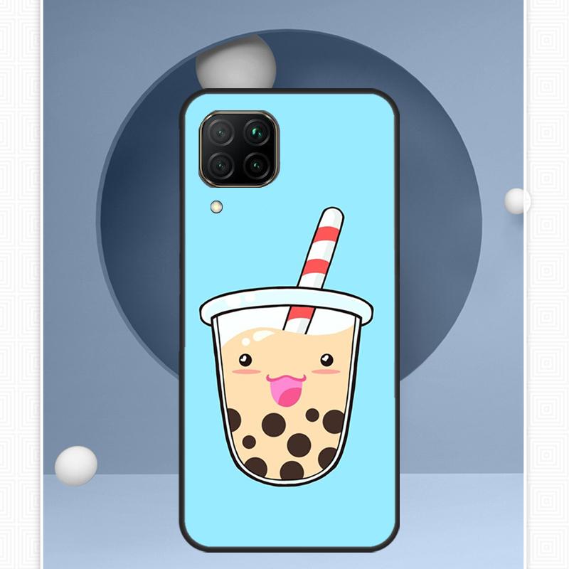 Boba Milk Tea For Huawei Nova 12s 12i 11i 8i Y91 Y60 Y70 Y72 Y90 Y61 9 10 SE P20 P40 Lite P30 P60 Pro Case