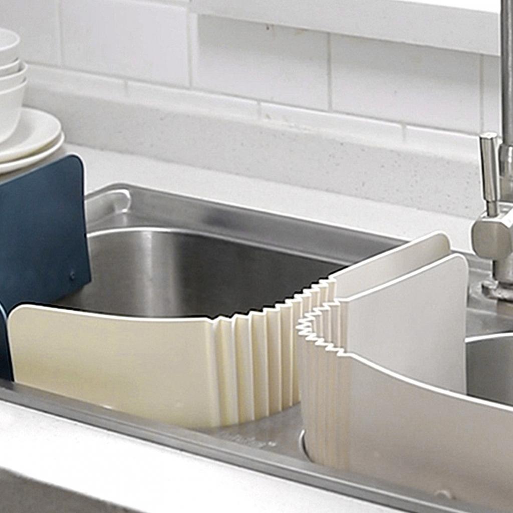 Bendable Silicone Sink Water Guard for Splatter Mess Kitchen