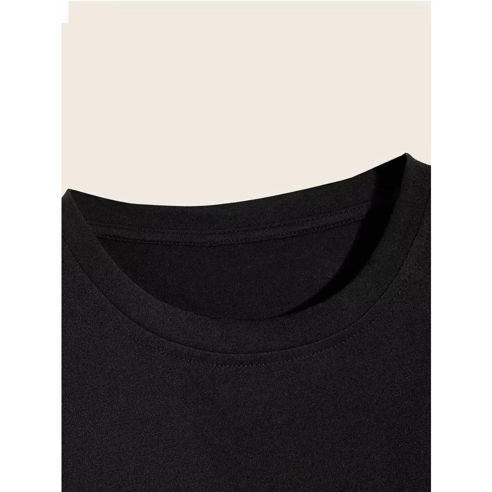 Rose Print T-Shirt for Men's Casual Crew Neck Short-Sleeve Fashion Summer T-Shirts Tops, Regular and Oversize Tees