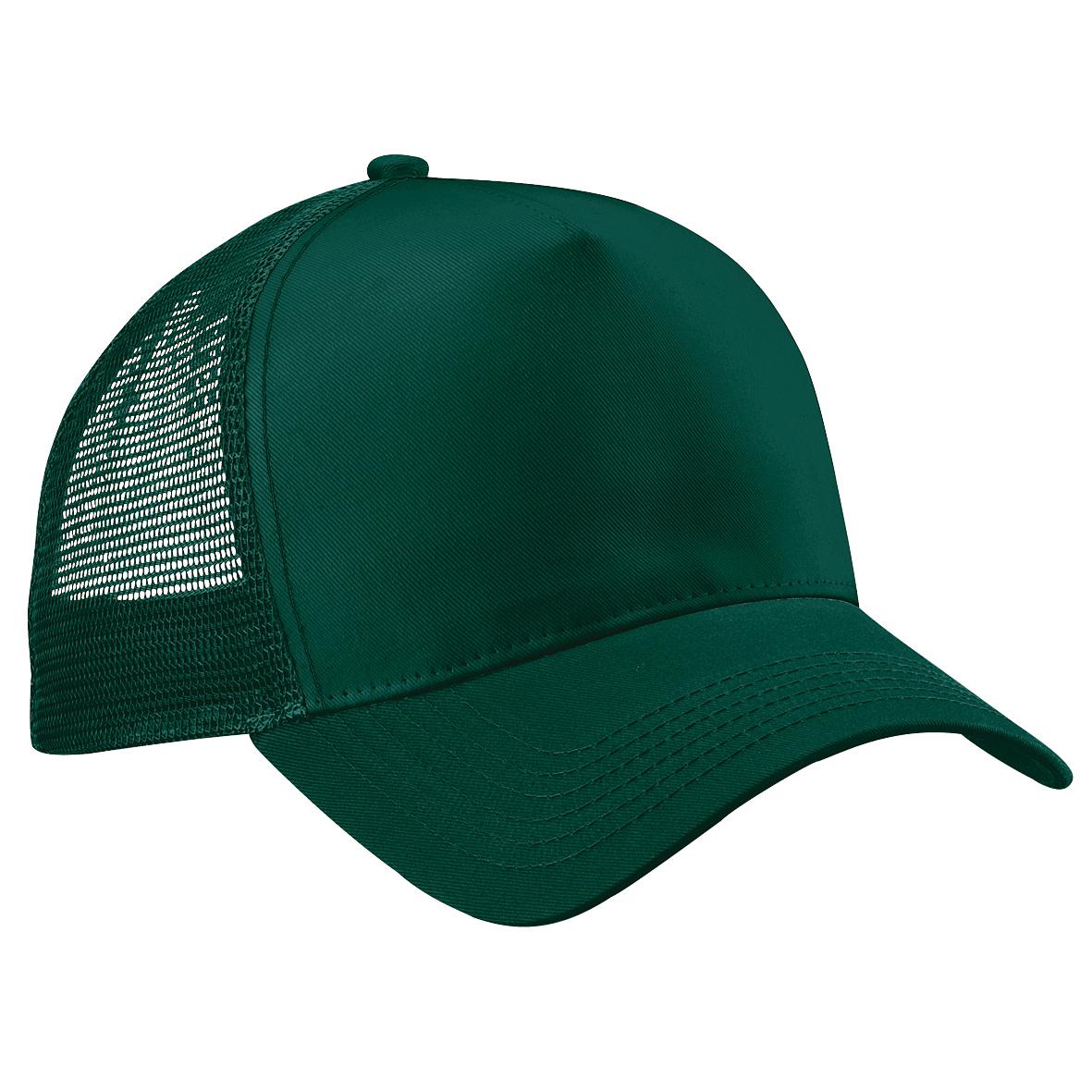 Beechfield Heren Half Mesh Trucker Cap / Hoofddeksels (Pak Van 2) One Size