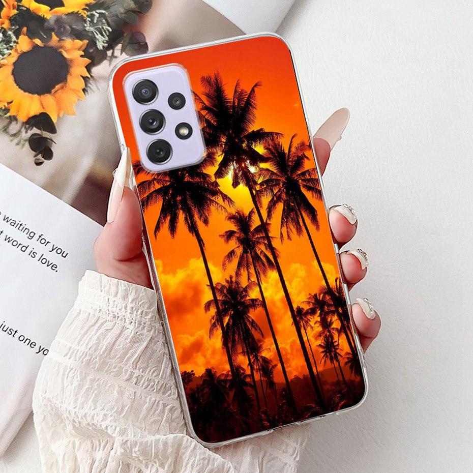 Modische Malerei Hülle Für Samsung Galaxy A72 A52 A52s 5G Weiche Silikon TPU Handyhüllen Für Samsung A72 A52 A52s Hüllen Stoßfänger