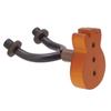 Guitar Hangers Hook Wall Mounted Beech Wood Iron and Rubber Guitar Holder Hook for Home Music Instrument Shops