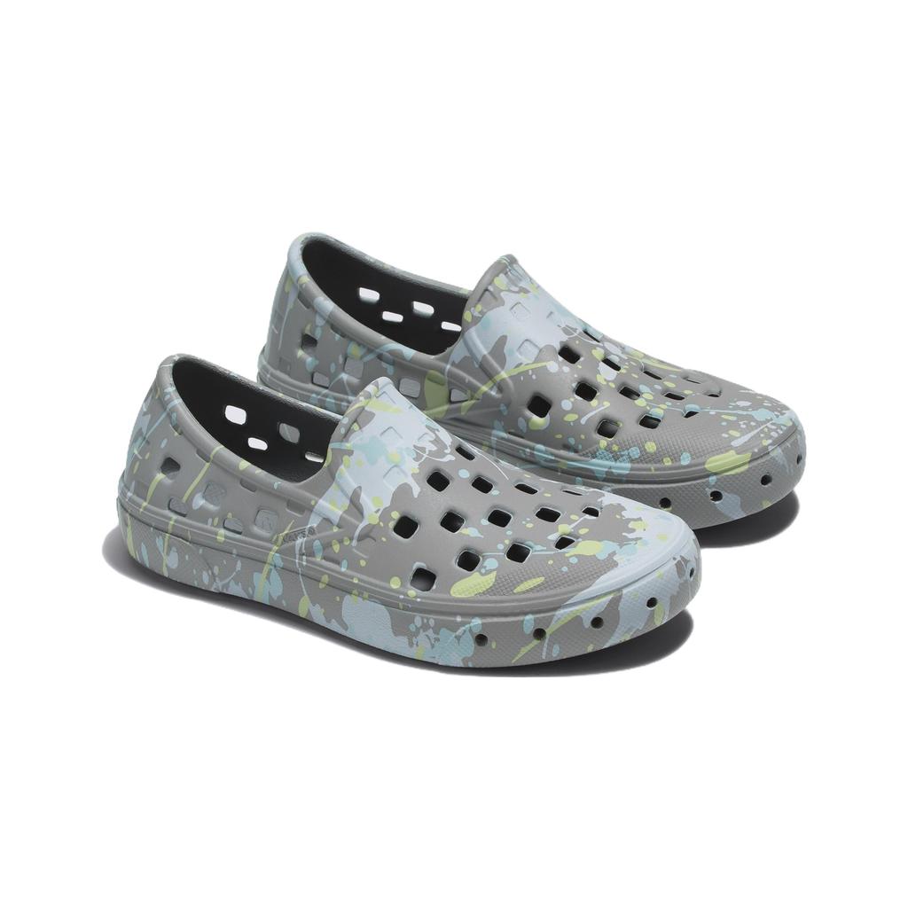 New Vans Slip-on Durable Breathable Children's Sandals Gray Blue Children Aged 3-7 Years Old VN0A4UVILLL