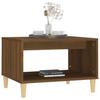 Coffee Table Brown Oak Effect 60 X 50 X 40 Cm Wood Based Material