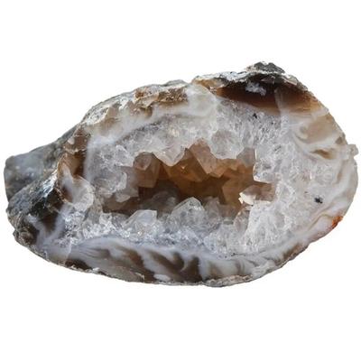 Fashion Stone Crafts Natural Agate Geodes DIY Carved Mini Cornucopia Mineral Ore Rough Natural Raw Stone Ornaments Home Decor