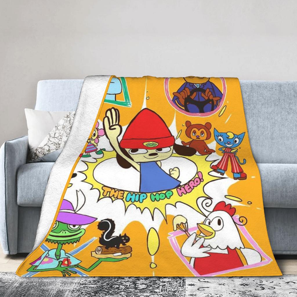 Parappas Print-Decke für Männer Frauen Warm Gemütlich Flauschig Überwurfdecken für Bett 50x60 Zoll Mehrere Größen