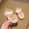 New Walkers Fashion Summer Versatile Baby Girl Shoe Comfort Soft Sole Anti Slip Baby Shoe Simple Sweet Princess Sandals Zapatos