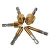 6 Stück HSS Anfas-Senker 1/4" Sechskantschaft 90 Grad Holz Anfasfräser 6mm19mm