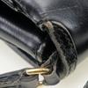 Gucci Old Gucci Shoulder Bag Sherry Line 2-way Clutch Black Calfskin Women Used
