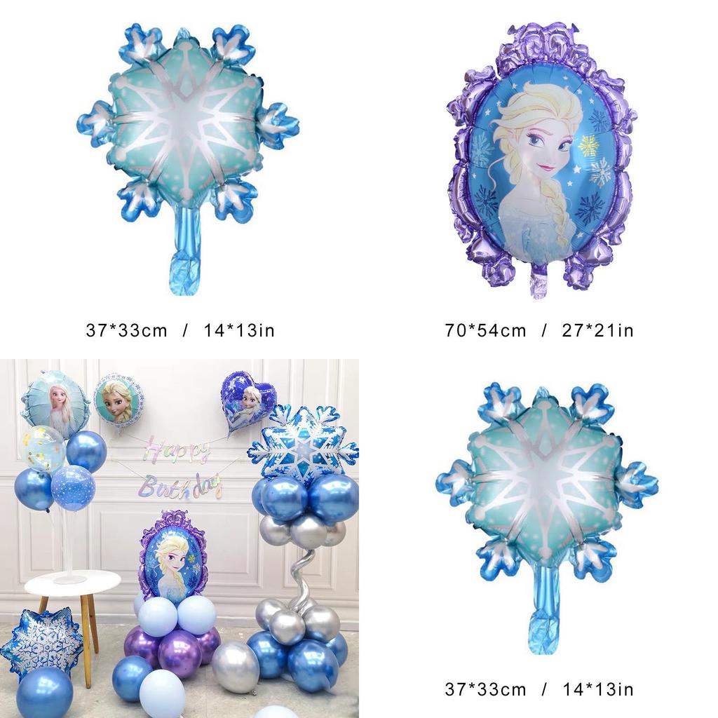 Frozen Princess Elsa Anna Balloons For Birthday Party Decoration