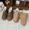[Fanfna] Autumn and winter popular snow boots women's Korean cute super mary short boots velvet warm cotton boots