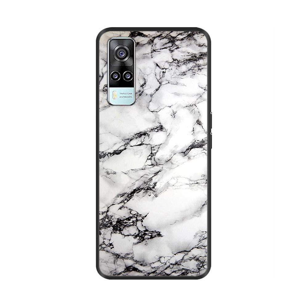 Für Vivo Y33 V2057 Hülle Silikon Weiches TPU Handy Rückabdeckung für Vivo Y33 4G Hülle für vivoY33 Y 33 2021 Coque Fundas Para Bumper