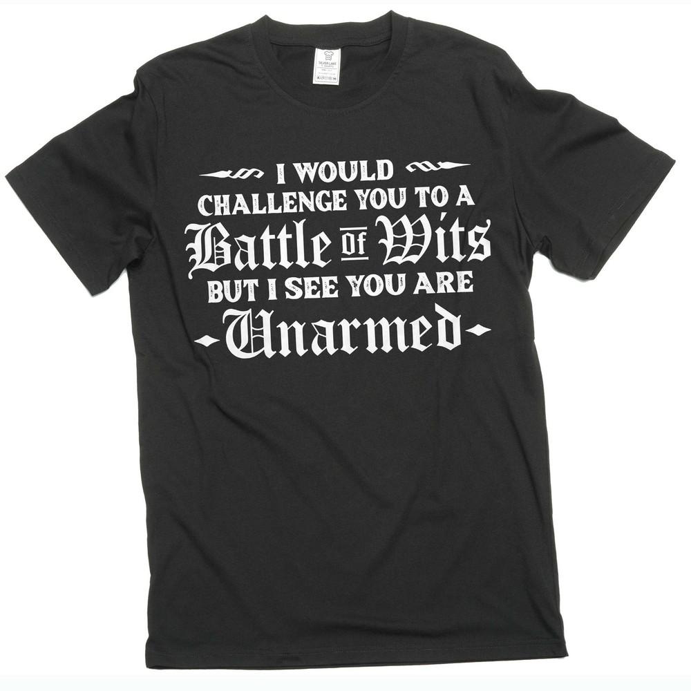 

Забавная оскорбительная футболка Двойная битва умов , юмористический подарок на день рождения, футболка с шуткой 4XL