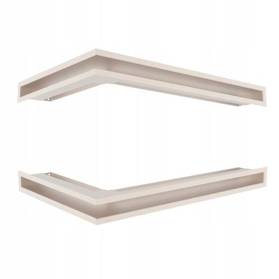 CORNER GRID AIR 600x400x60 CREAM 2 Pieces