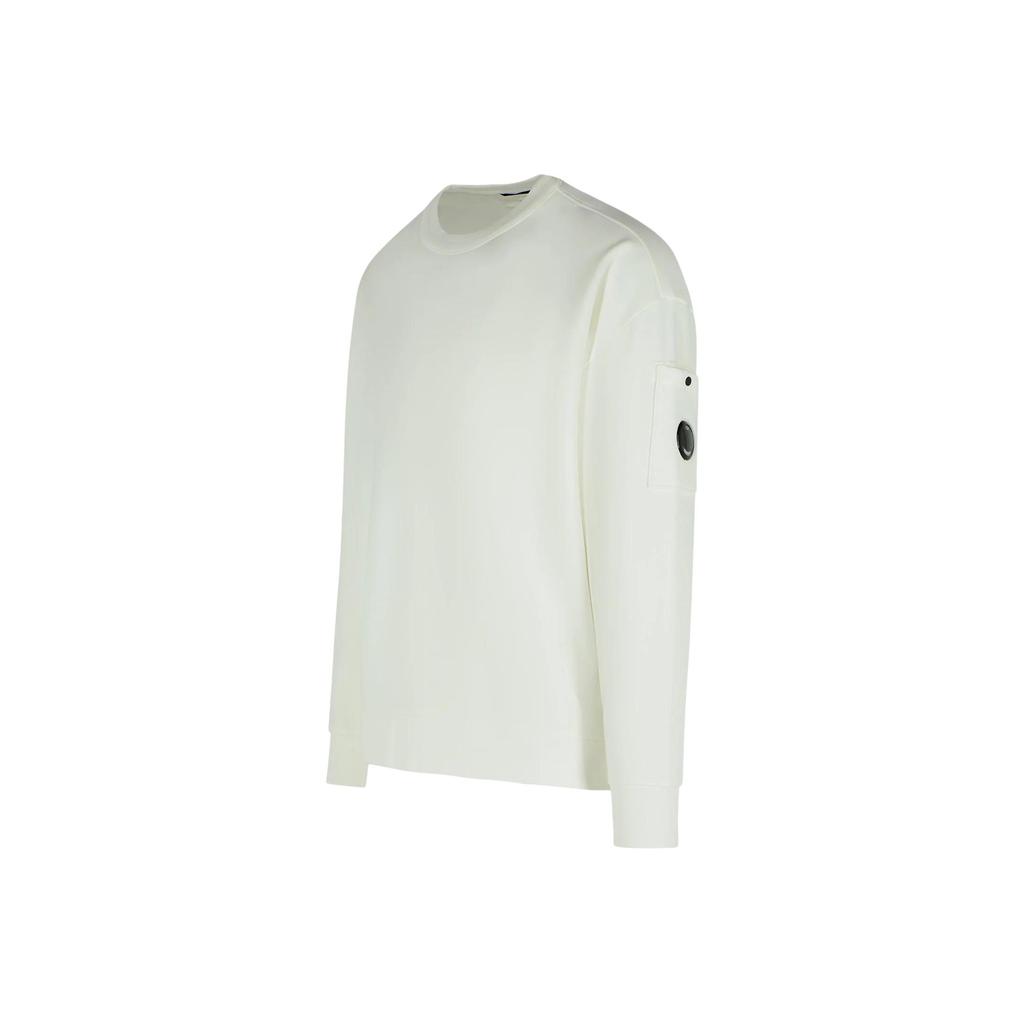 C.P. Company Ribbed Crew Neck Long Sleeve Sweatshirt Men Sweatshirts 19CMSS058A006372G103