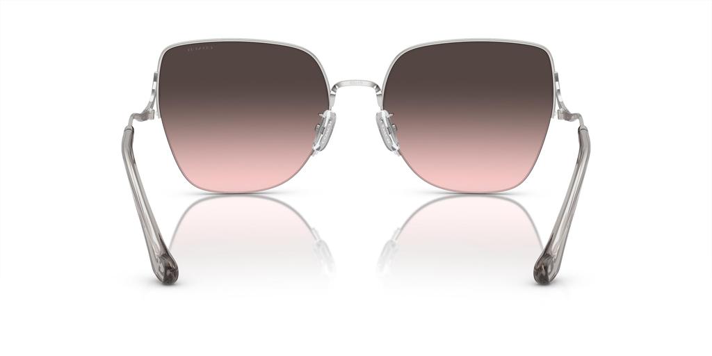 Coach Sunglasses HC7156D CL904 SHINY SILVER 60 Women's