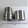 Zhishi Stainless Steel Hydraulic Hose Crimp Fitting