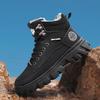 Fashion Winter Boots Trendy Men High Top Ankle Boots Luxury British Workwear Short Boots Fashion Thick Soled Warm Casual Cotton Shoes