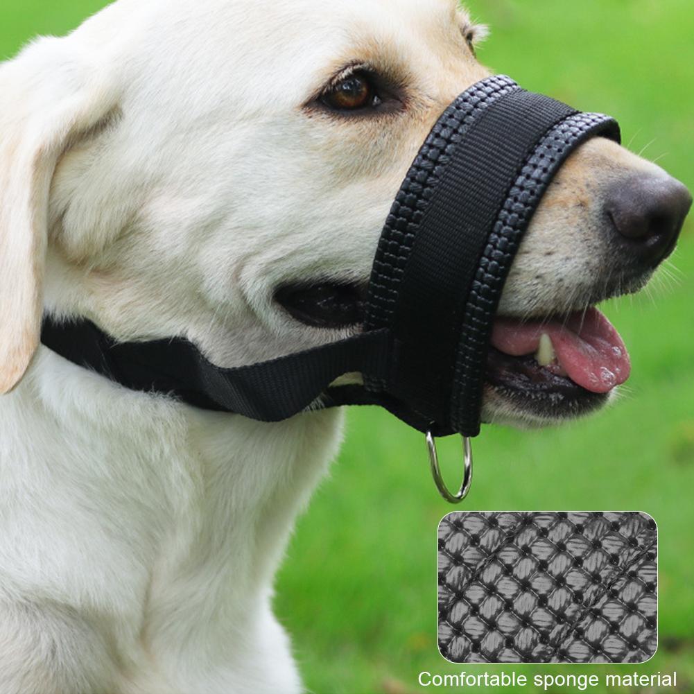 Anti Barking Dog Muzzle for Small Large Dogs Adjustable Mesh Breathable Pet Mouth Muzzles Dog Accessories