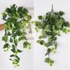 Plastic Fake Hanging Plants Handmade Artificial Realistic Vine Plants Decorative Lifelike Fake Tree Leaves Indoor Decoration
