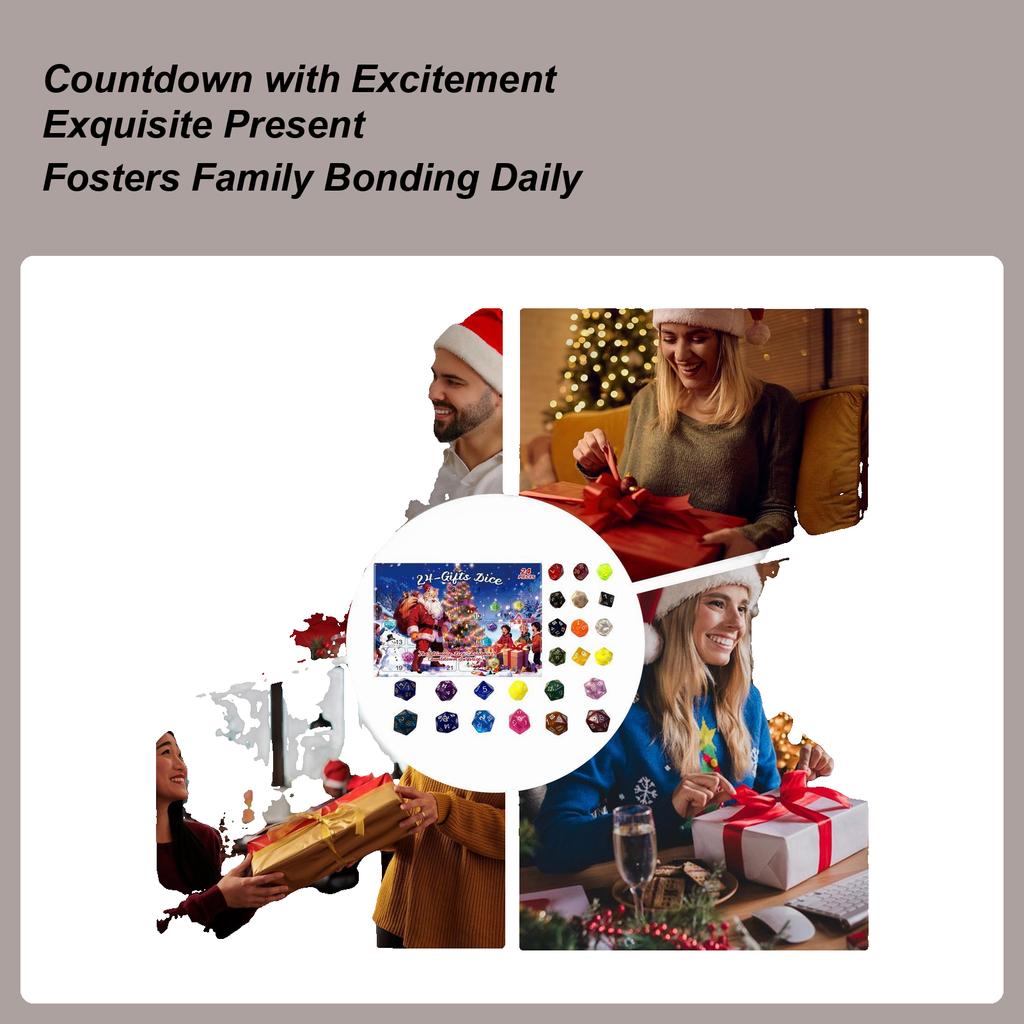 2025 Christmas Calendar Party Game Supplies Board Game Countdown Calendar For Family For Women Boys Girls Youth Teens Wife