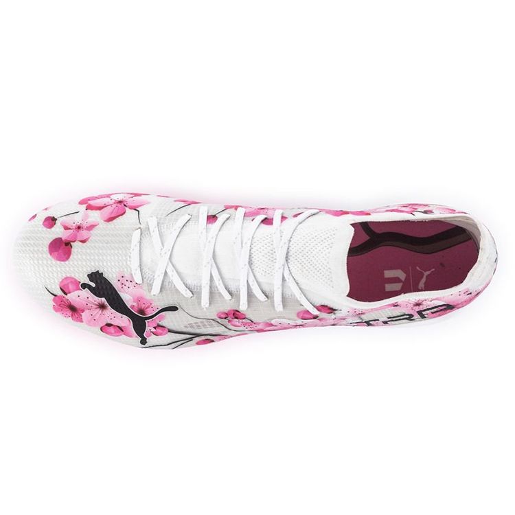 Puma Unisport X  1.4 Artificial Grass FG (Rubber Long Studs) Football Shoes Unisex Football Shoes Pink White 253482-01