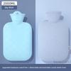 Hot Water Bottle for Warming, Plush Hot Water Bag for Stomach, Bed, and Hand Warming, Explosion-Proof, Suitable for Female Students and Menstrual