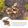 Realistic Fake Snake Toy Rubber Gag Toys Python Snake Action Figure For Halloween Prank Props High Simulation Snake Model