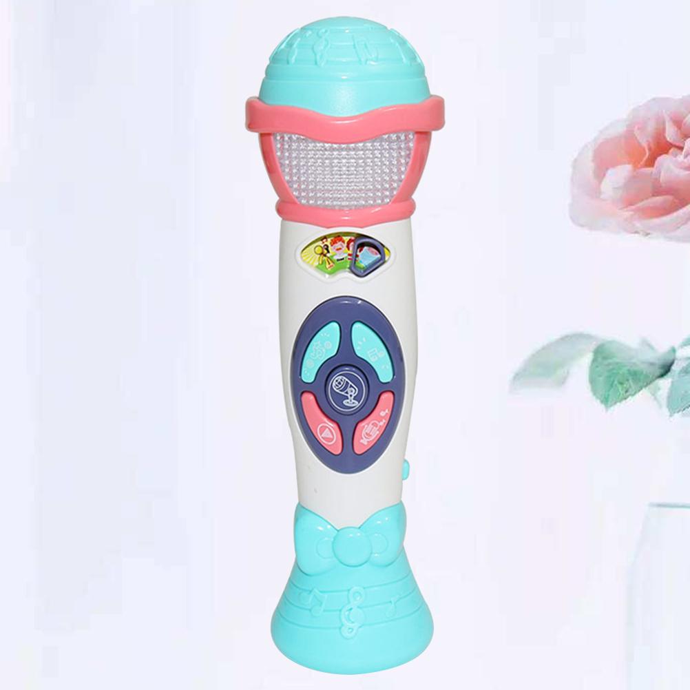 1pc Microphone Toy Chic Voice Changing Recording Stylish Educational Microphone for Kids Toddlers
